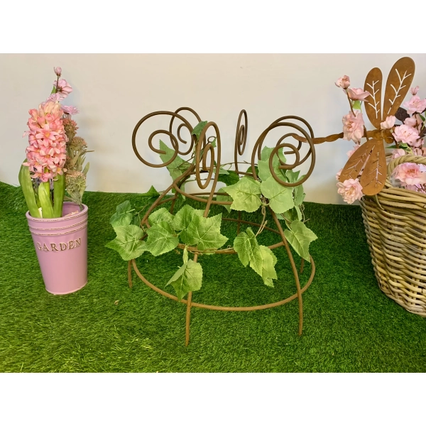Podpora metalowa do roślin krzewów hortensji róż ogród podpórki średnica 40 wysokość 40cm